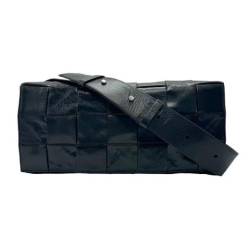 Pre-owned Leather pouches Bottega Veneta Vintage , Black , Dames