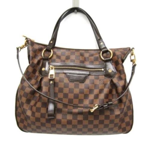 Pre-owned Canvas louis-vuitton-bags Louis Vuitton Vintage , Brown , Da...