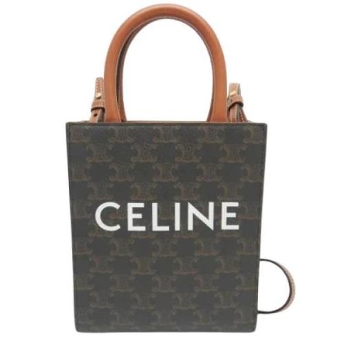 Pre-owned Coated canvas celine-bags Celine Vintage , Black , Dames