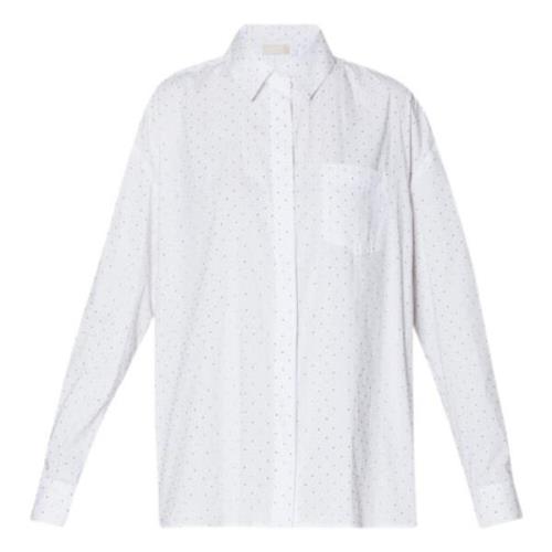 Witte Overhemd Popeline Stijl Liu Jo , White , Dames