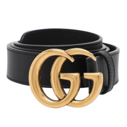 Pre-owned Fabric belts Gucci Vintage , Black , Dames