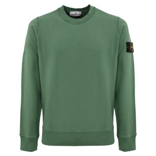 Salie Groene Crewneck Sweater Stone Island , Green , Heren