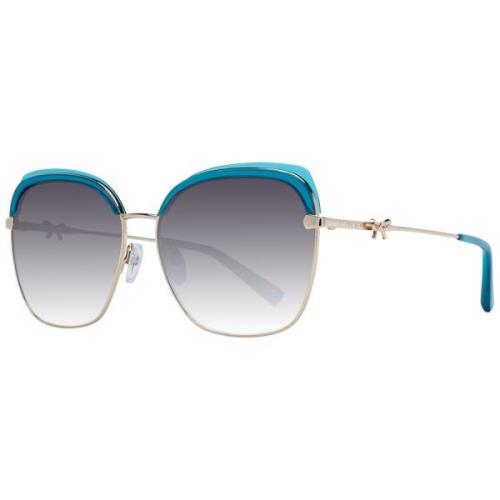 Multicolor Vrouwen Zonnebril Vierkant Verloop Ted Baker , Blue , Dames