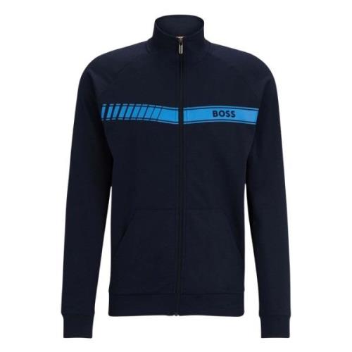 Authentic Jacket Z - Heren Zip-Up Sweatshirt Boss , Blue , Heren