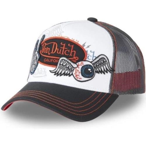 Zwart/Wit Trucker Cap VON Dutch , Multicolor , Heren