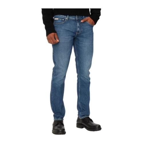 Stretch slim jeans - Blauw denim Calvin Klein , Blue , Heren