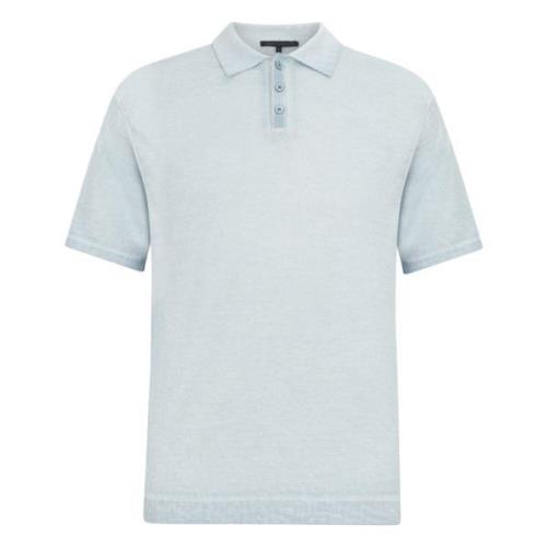 Heren Polo Shirt Lichtblauw Drykorn , Blue , Heren