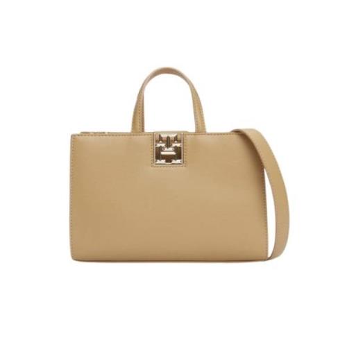 Stijlvolle Tas voor Vrouwen Tommy Hilfiger , Beige , Dames