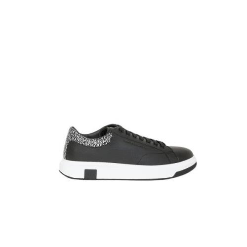 Zwarte Lage Sneakers Armani Exchange , Black , Heren