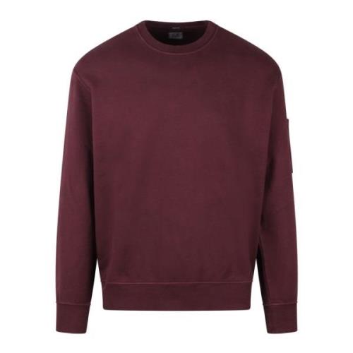 Katoenen Crewneck Sweatshirt Fw24 C.p. Company , Red , Heren