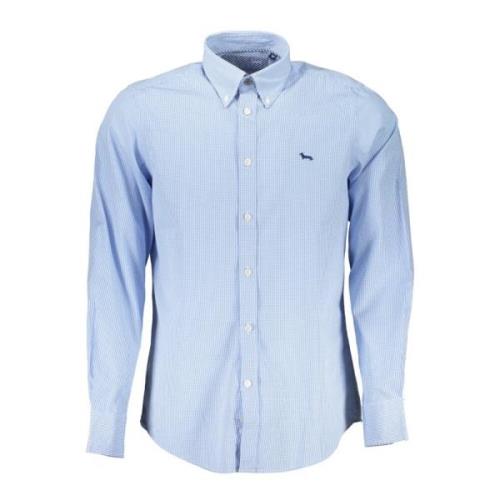 Blauw Overhemd Lange Mouw Button Down Harmont & Blaine , Blue , Heren