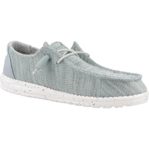 Sportieve Mesh Veterschoenen Hey Dude , Gray , Dames