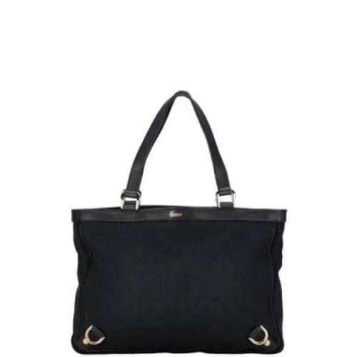 Pre-owned Canvas gucci-bags Gucci Vintage , Black , Dames