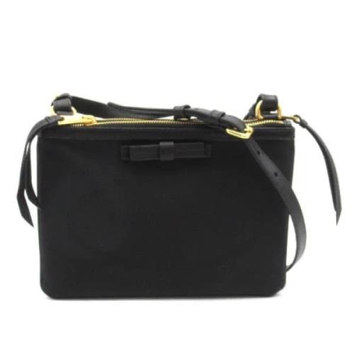 Pre-owned Canvas prada-bags Prada Vintage , Black , Dames