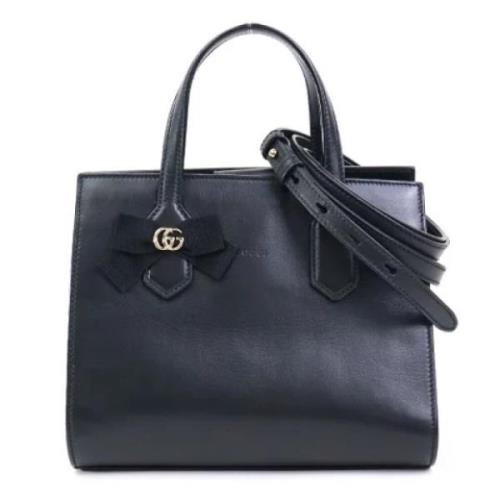 Pre-owned Leather gucci-bags Gucci Vintage , Black , Dames