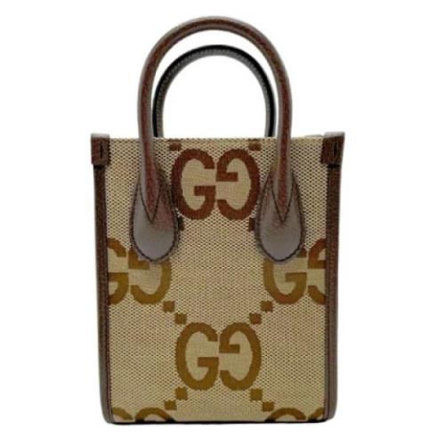 Pre-owned Canvas gucci-bags Gucci Vintage , Brown , Dames