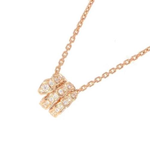 Pre-owned Rose Gold necklaces Bvlgari Vintage , Yellow , Dames