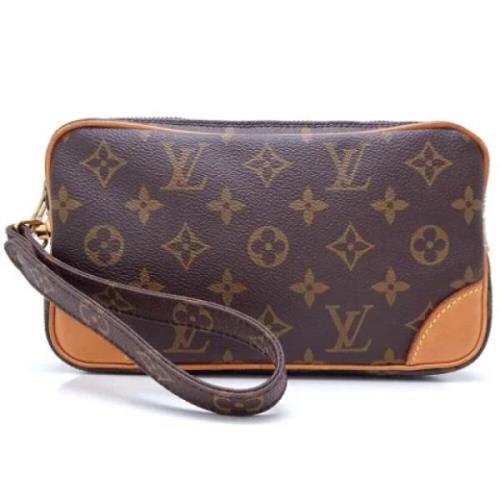 Pre-owned Canvas louis-vuitton-bags Louis Vuitton Vintage , Brown , Da...