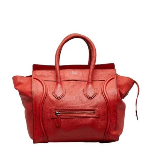 Pre-owned Leather celine-bags Celine Vintage , Orange , Dames