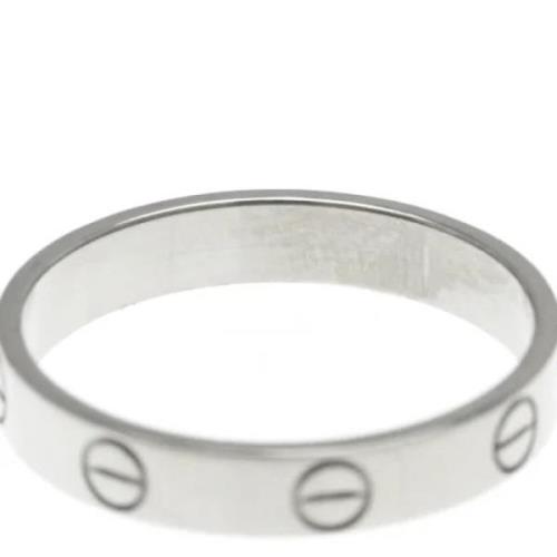 Pre-owned White Gold rings Cartier Vintage , Gray , Unisex