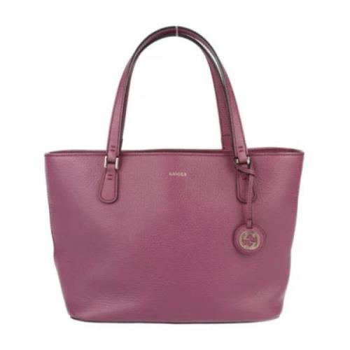 Pre-owned Leather gucci-bags Gucci Vintage , Purple , Dames