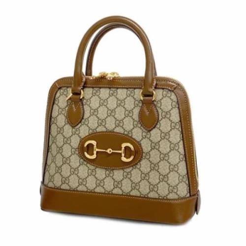 Pre-owned Plastic gucci-bags Gucci Vintage , Brown , Dames