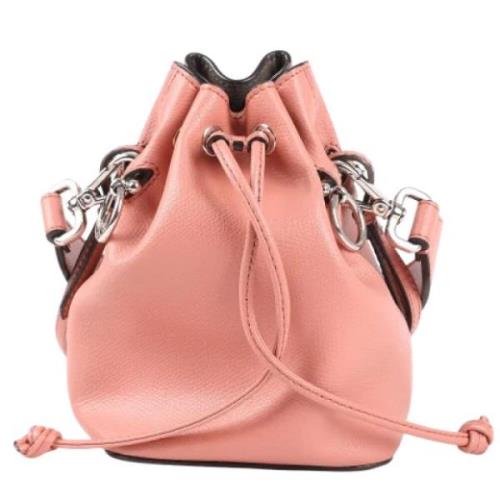 Pre-owned Leather handbags Fendi Vintage , Pink , Dames