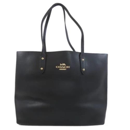 Pre-owned Leather totes Coach Pre-owned , Black , Dames