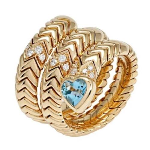 Pre-owned Yellow Gold rings Bvlgari Vintage , Yellow , Dames