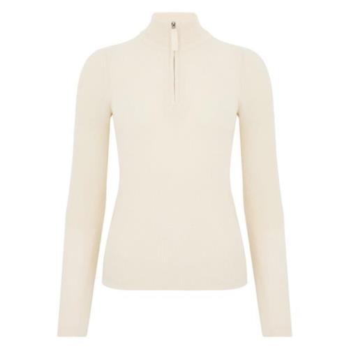 Beige Cashmere Zip-up Sweater Absolut Cashmere , Beige , Dames