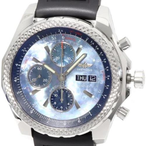 Pre-owned Metal watches Breitling Pre-owned , Blue , Heren