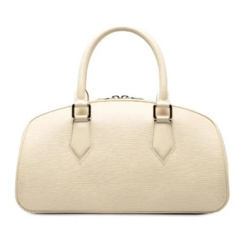 Pre-owned Leather louis-vuitton-bags Louis Vuitton Vintage , White , D...