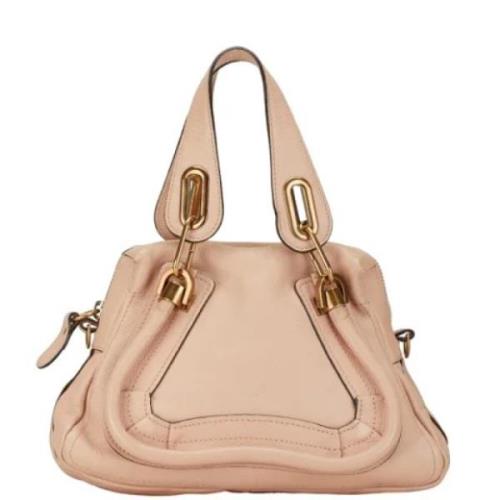 Pre-owned Leather shoulder-bags Chloé Pre-owned , Beige , Dames