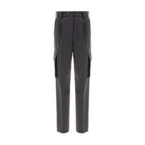 Grijze Cargo Broek Herno , Gray , Dames