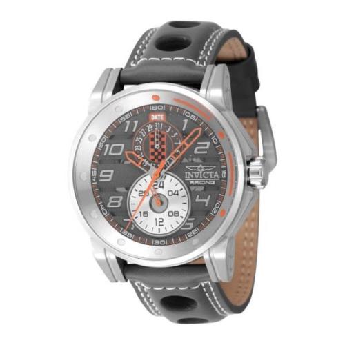 Racing Quartz Horloge - Grijze Wijzerplaat Invicta Watches , Gray , He...