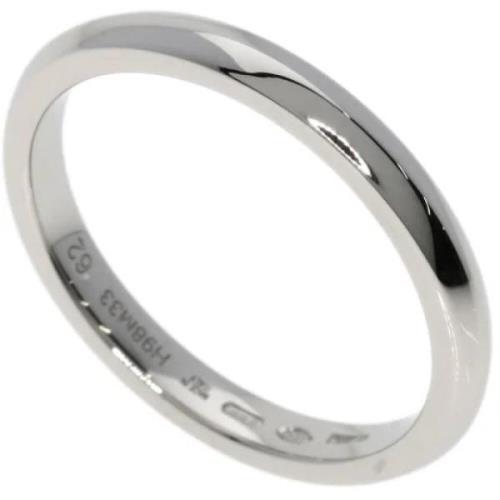 Pre-owned Platinum rings Bvlgari Vintage , Gray , Unisex