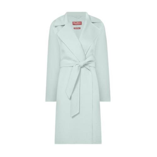 Elegante Wollen Jas Max Mara Studio , Green , Dames