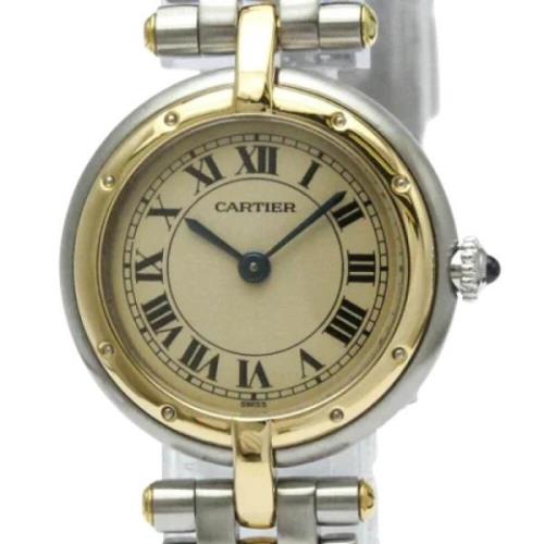 Pre-owned Stainless Steel watches Cartier Vintage , Gray , Dames