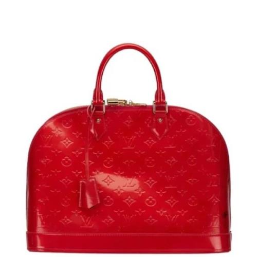 Pre-owned Leather louis-vuitton-bags Louis Vuitton Vintage , Red , Dam...