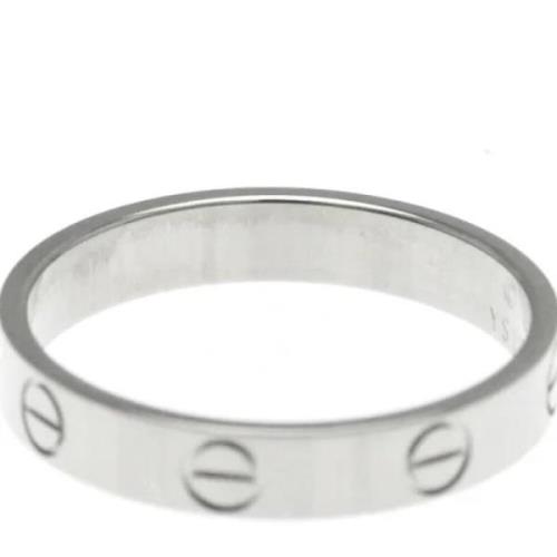 Pre-owned White Gold rings Cartier Vintage , Gray , Dames