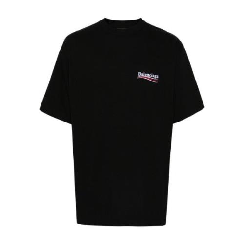 Politiek T-shirt voor Mannen en Vrouwen Balenciaga , Black , Heren