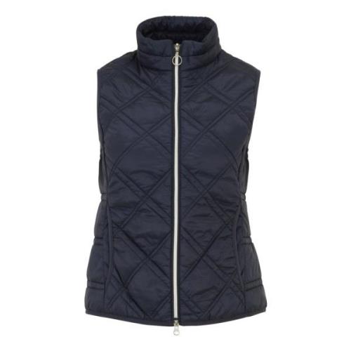 Gewatteerd vest met rits Betty Barclay , Blue , Dames