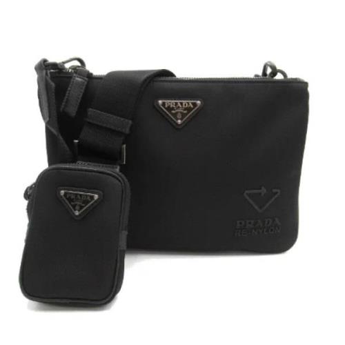 Pre-owned Nylon prada-bags Prada Vintage , Black , Dames