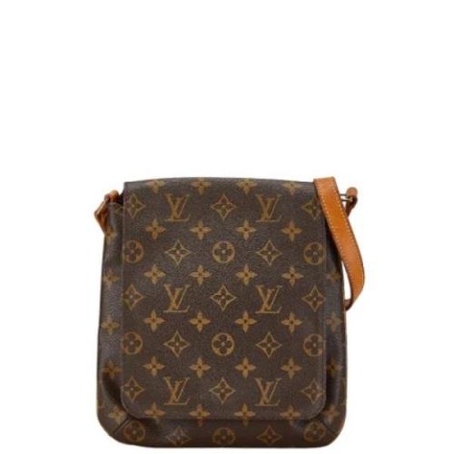 Pre-owned Canvas louis-vuitton-bags Louis Vuitton Vintage , Brown , Da...