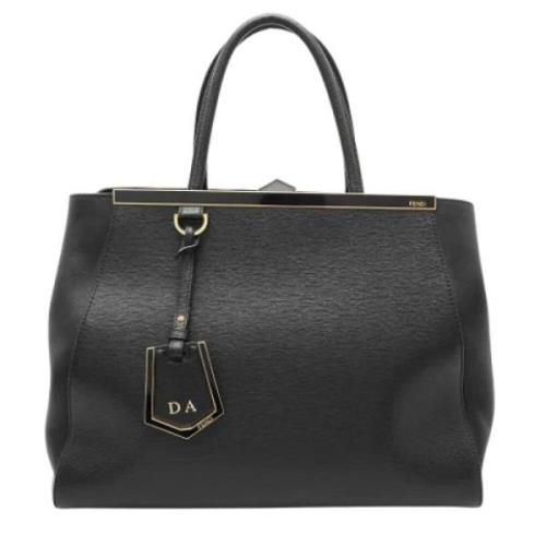 Pre-owned Leather fendi-bags Fendi Vintage , Black , Dames