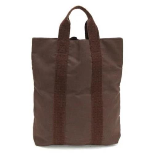 Pre-owned Canvas totes Hermès Vintage , Brown , Dames