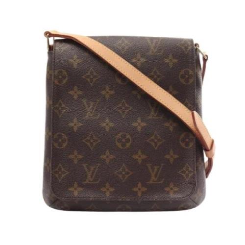 Pre-owned Leather louis-vuitton-bags Louis Vuitton Vintage , Brown , D...