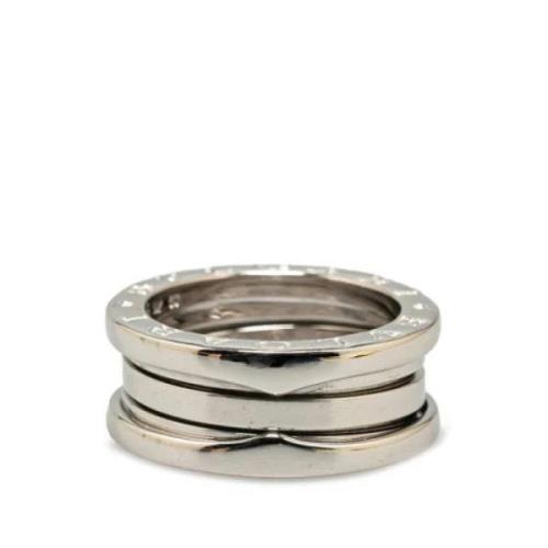 Pre-owned Metal rings Bvlgari Vintage , Gray , Dames