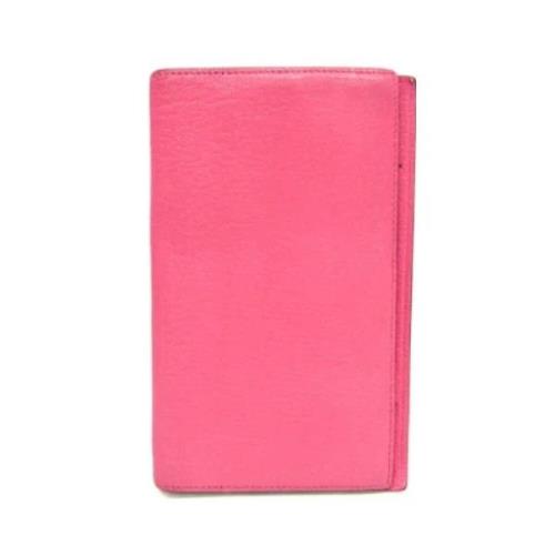 Pre-owned Leather wallets Hermès Vintage , Pink , Dames