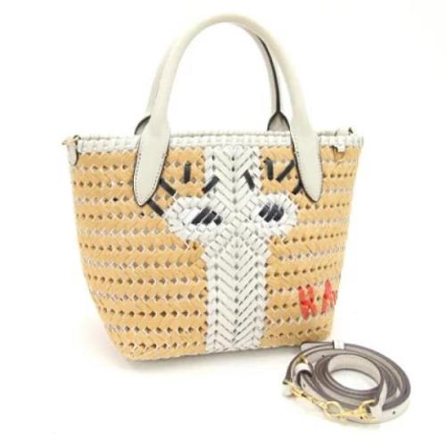 Pre-owned Canvas totes Anya Hindmarch Pre-owned , Beige , Dames